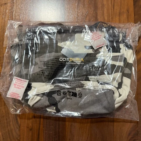 Supreme Mini Messenger Bag in Snow Camo SS25 Water resistant Cordura® cotton